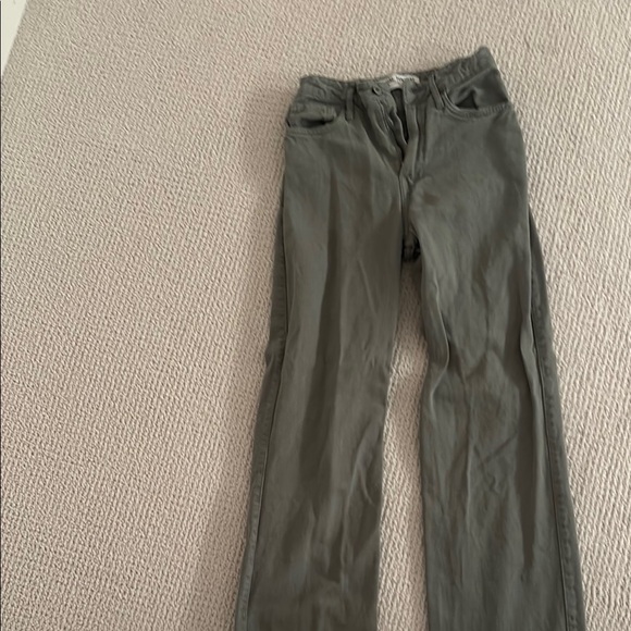 Green Straight Leg Jeans - Picture 1 of 1